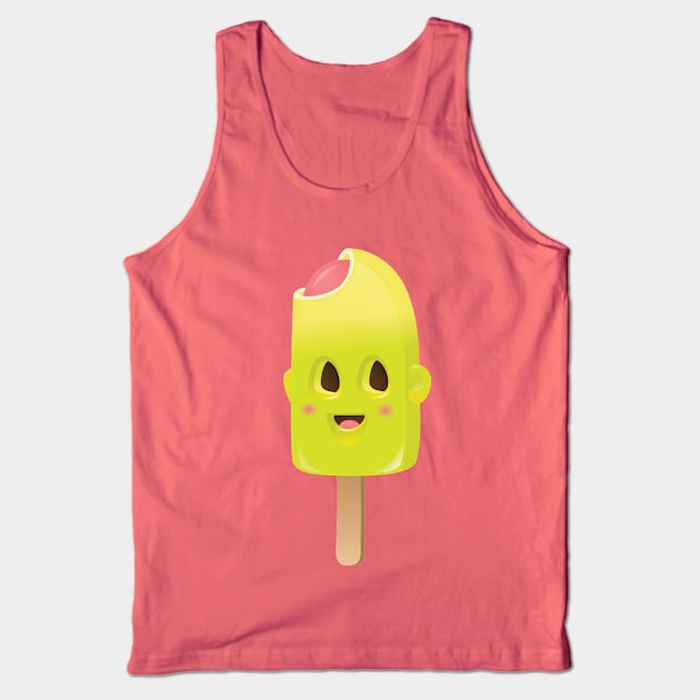 Lemon Ice Cream Tank Top by OlyaYang